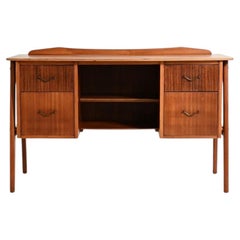 Scandinavian teak desk, 1950s