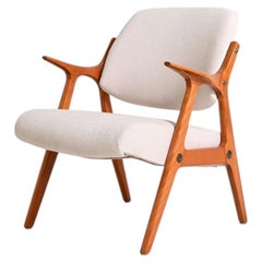 Scandinavian oak armchair, 1960s