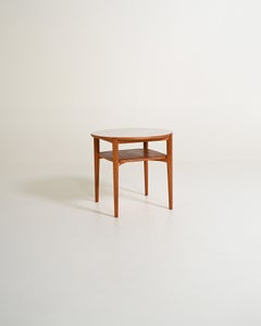 Table basse en chêne et stratifié, Ferdinand Lundqvist, années 50-60