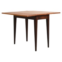 Skandinavischer Tisch mit Lamellen aus massiver Kiefer, 1960er Jahre