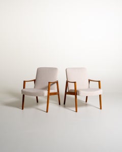 Fauteuils scandinaves en teck, années 50/60