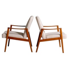Fauteuils scandinaves en teck, années 50/60