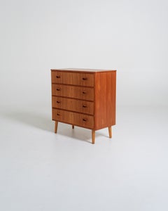 Swedish teak chest of drawers, 1960s