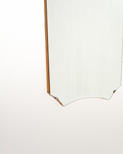 Shaped shield mirror, made in Europe, 1930s–1940s
