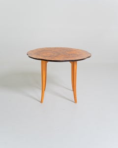 Elm burl coffee table, Sweden, 1940s