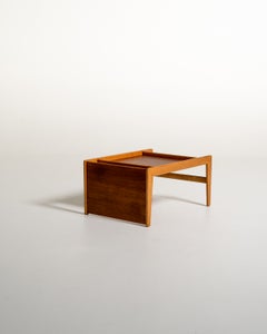 Table de chevet « Nikko » en teck et chêne, conçue par Yngvar Sandström pour NK, Suède, années 60
