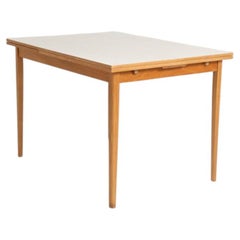 Light-colored laminate dining table, Sweden, 1950s–1960s