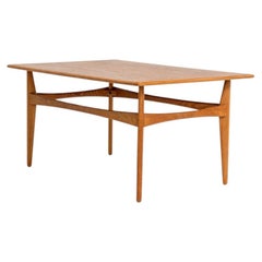 Oak coffee table by Karl-Erik Ekselius for JOC, Sweden, 1950s