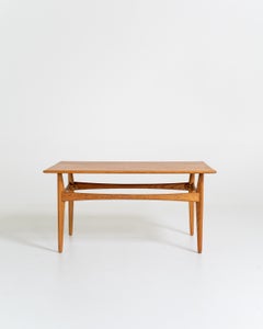 Oak coffee table by Karl-Erik Ekselius for JOC, Sweden, 1950s