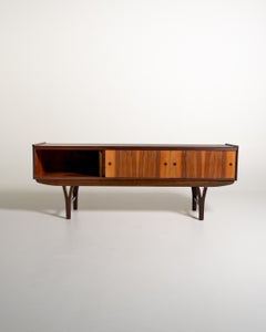 Scandinavian sideboard in rosewood and oak, from the 1960s