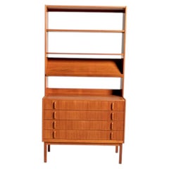 Teak bookcase by Bertil Fridhagen for Bodafors, 1950s/1960s