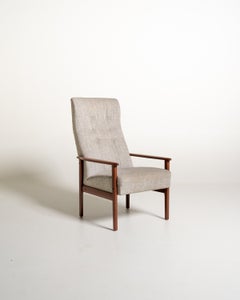 Scandinavian teak reading chair, 1960s