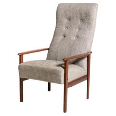 Scandinavian teak reading chair, 1960s