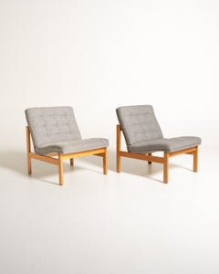 Pair of “Moduline” armchairs by Torben Lind and Ole Gjerløv-Knudsen, France & Søn