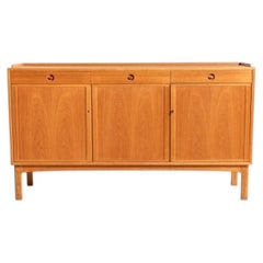 Sideboard in rovere di Skaraborgs Möbelindustri, Svezia, anni ’60