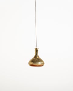 Suspension en laiton de Scandi-Lamp, années 60/70