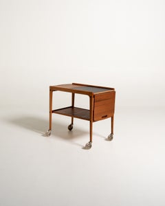 "Thea" Cart by Yngve Ekström, made of oak and teak, 1960s