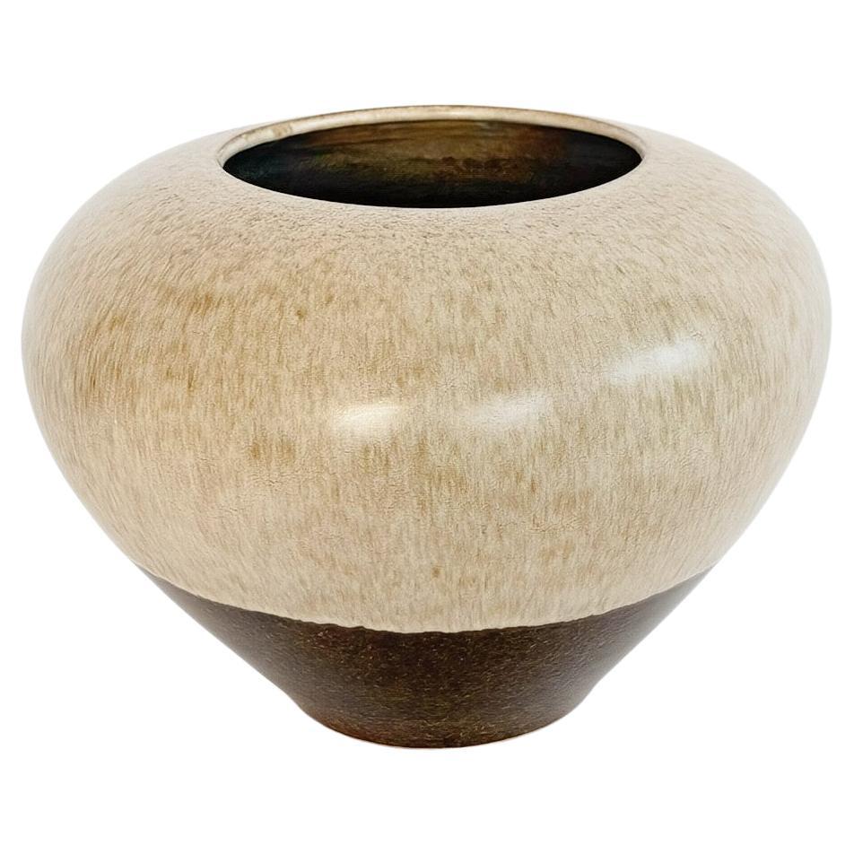Vaso Alvino Bagni per Raymor, Ceramica, Marrone, Beige, Firmato