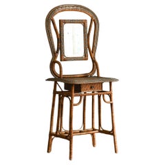 Mid-Century rattan dressing table