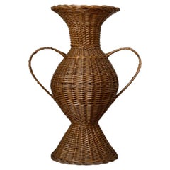 Decorative Woven Rattan Amphora