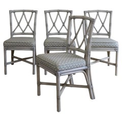 Set of Four Mcguire San Francisco Chairs – 1970s