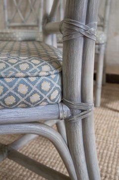 Set of Four Mcguire San Francisco Chairs – 1970s