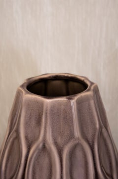 Decorative Glazed Ceramic Vase – 1970s