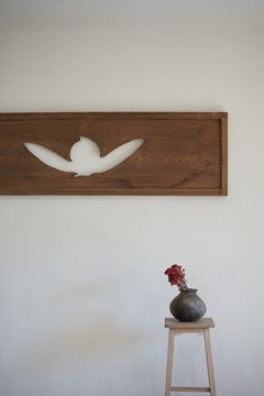 Japanese Antique Cedar Ranma Architectural Panel, 18th–19th Century, Wabi-Sabi