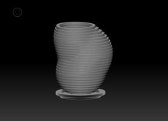 Grande vasca in calcestruzzo colato (rif. Vaso grande 005) con base di drenaggio abbinata