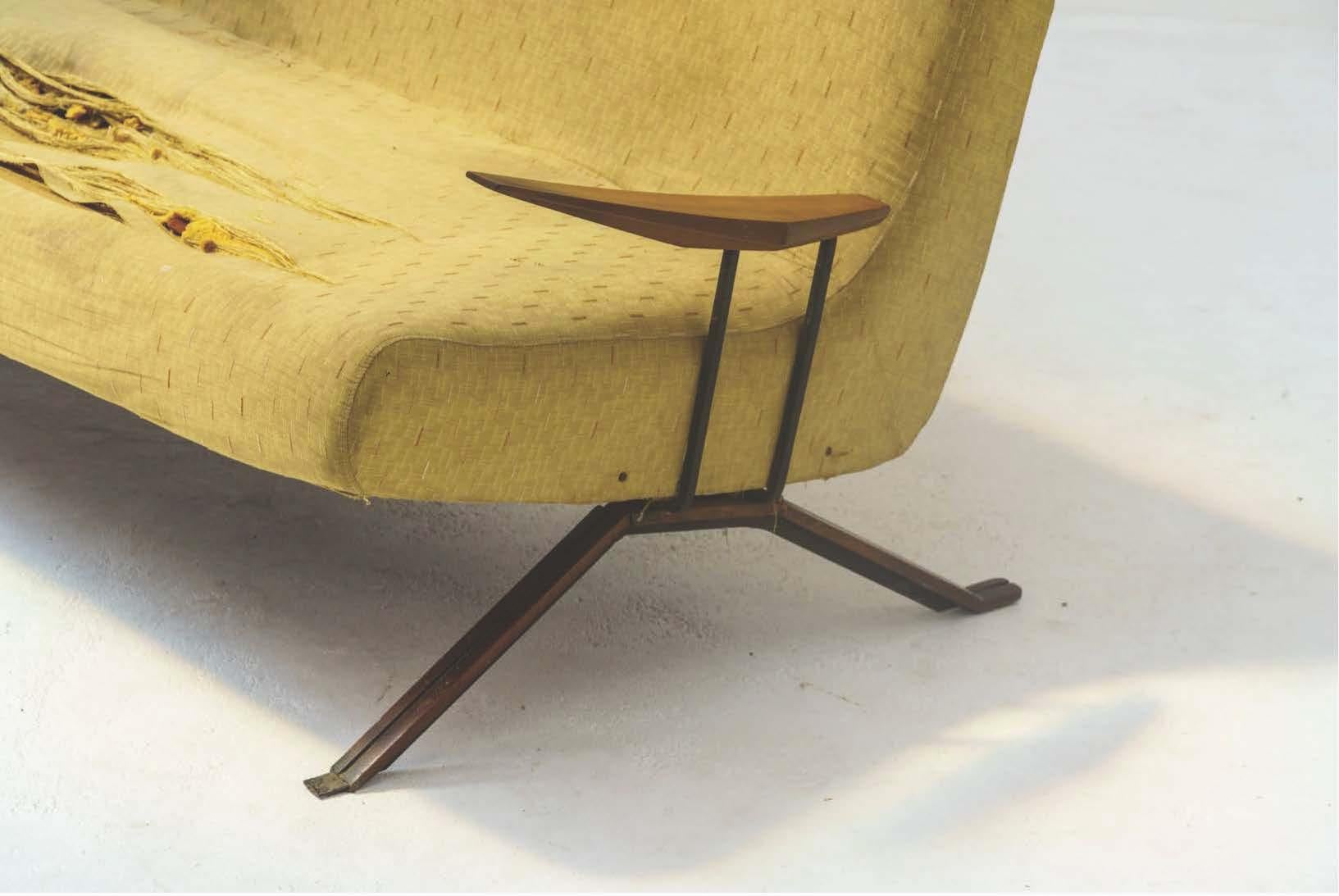 Metal Percival Lafer, MP 01 Sofa , 1960