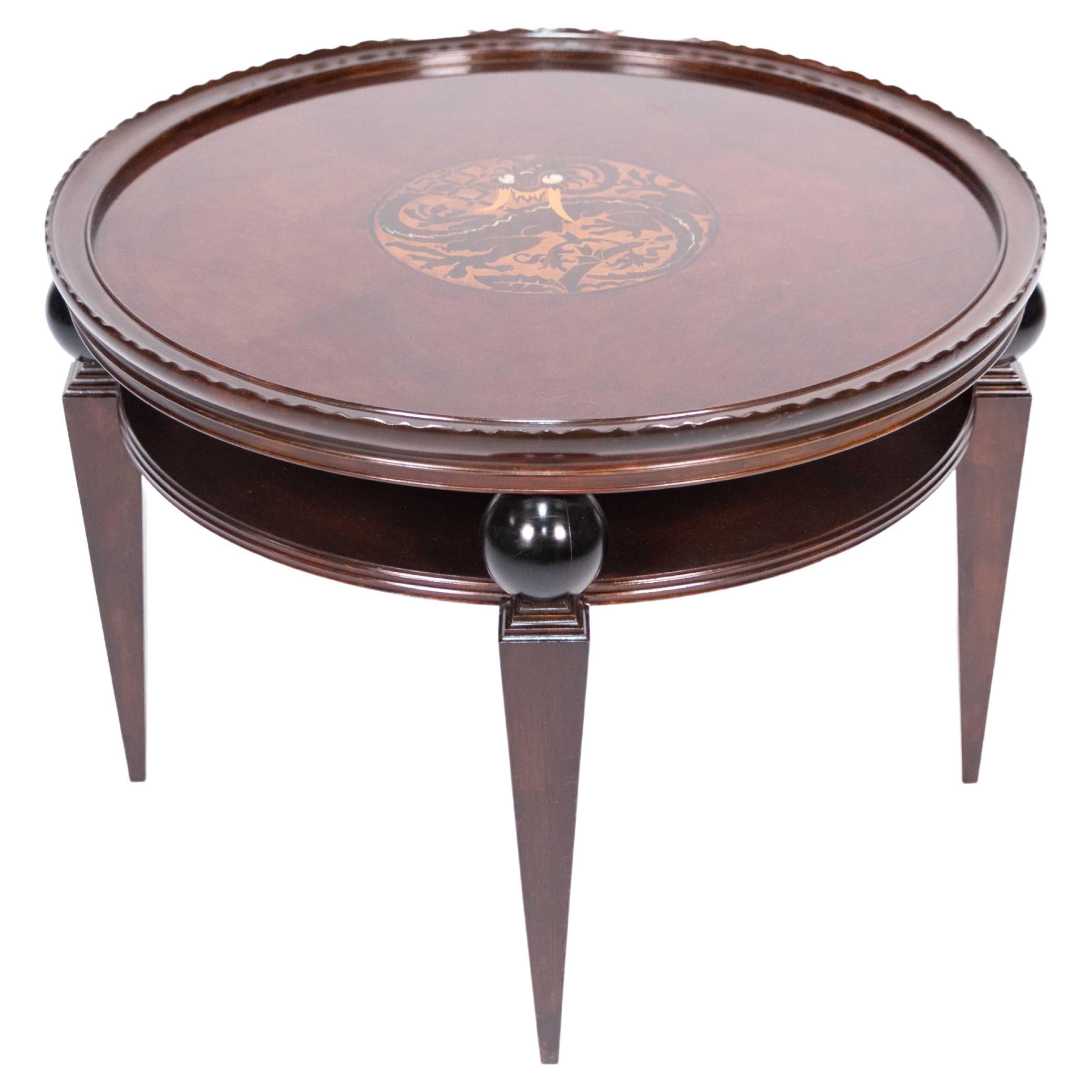 Expressive Coffee Table, Attributed to Dr. Oskar Wlach, 1923 For Sale