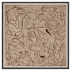 "La Ligne" - Stampa artistica in edizione limitata autografata da Christiane Lemieux - 30" x 30"