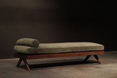 Pierre Jeanneret Upholstered Daybed, Chandigarh, c.1957-58