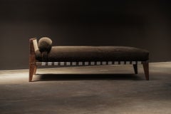 Diván desmontable con estructura de malla de Pierre Jeanneret, Chandigarh, hacia 1955-56
