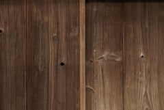 Japanese Textured Wood Door Tansu Cabinet