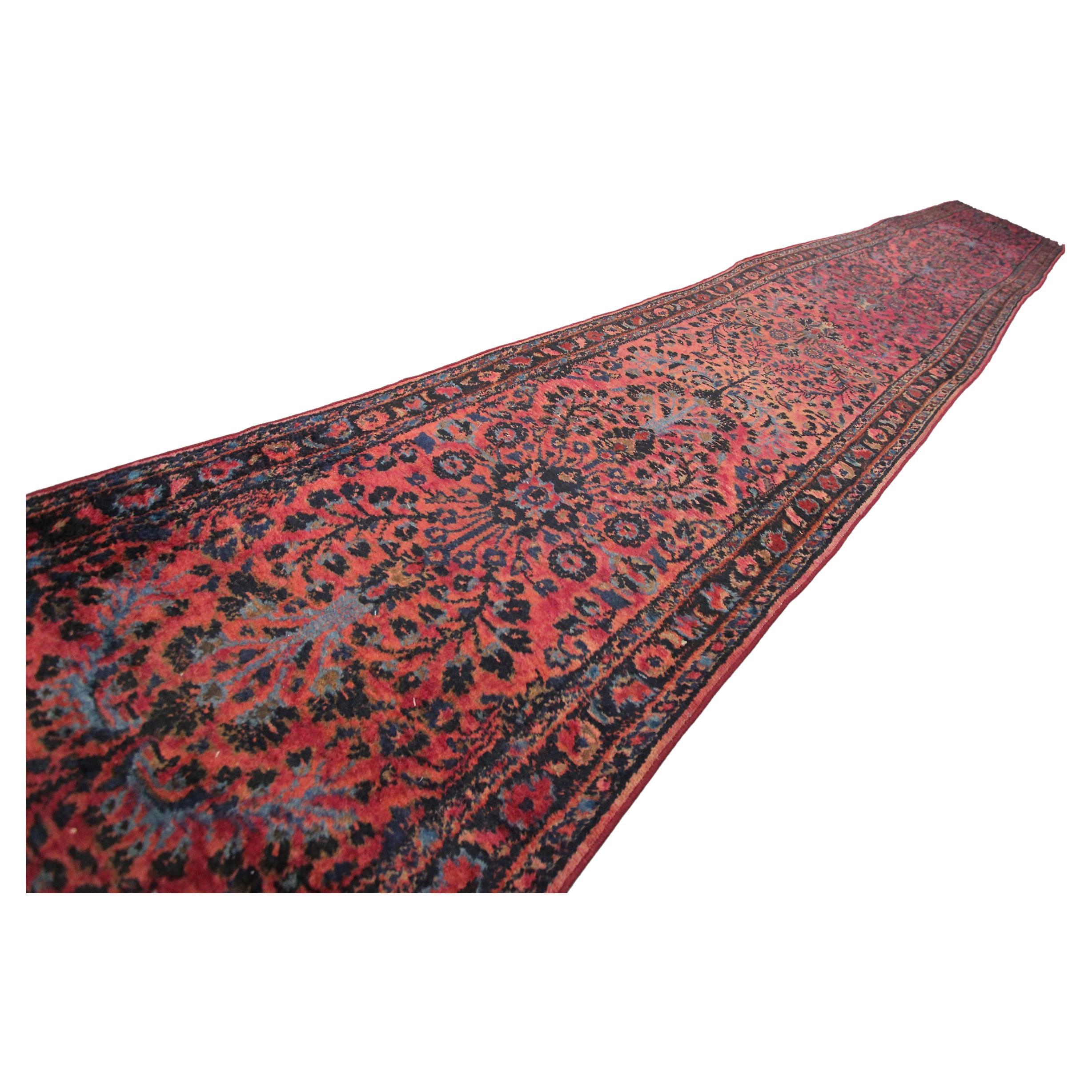 Antiker persischer Lilihan-Teppich, geometrisch, handgefertigt, Lilihan im Angebot