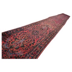 Antiker persischer Lilihan-Teppich, geometrisch, handgefertigt, Lilihan