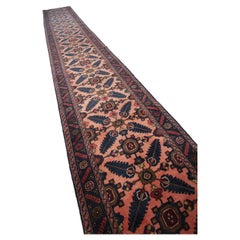 Persian Rug Vintage Persian Runner Sultanabad Runner Mahal Runner