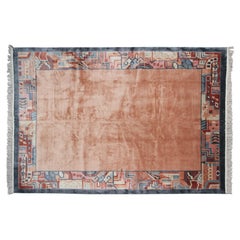 8x11 Vintage Silk Rug Fine Art Nouveau Natural Silk 246cm x 330cm