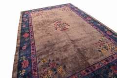 9x12 Antique Art Deco Chinese Rug Walter Nichols Peking 274cm x 361cm Circa 1910