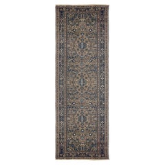 Pair of Rare Antique Fine Camel Hair Runners 3.5x13 Each Caucasian Rugs