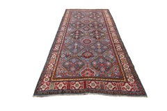 6x11 Exceptional Antique Caucasian Shirvan Rug Blue 175cm x 335cm Circa 1880