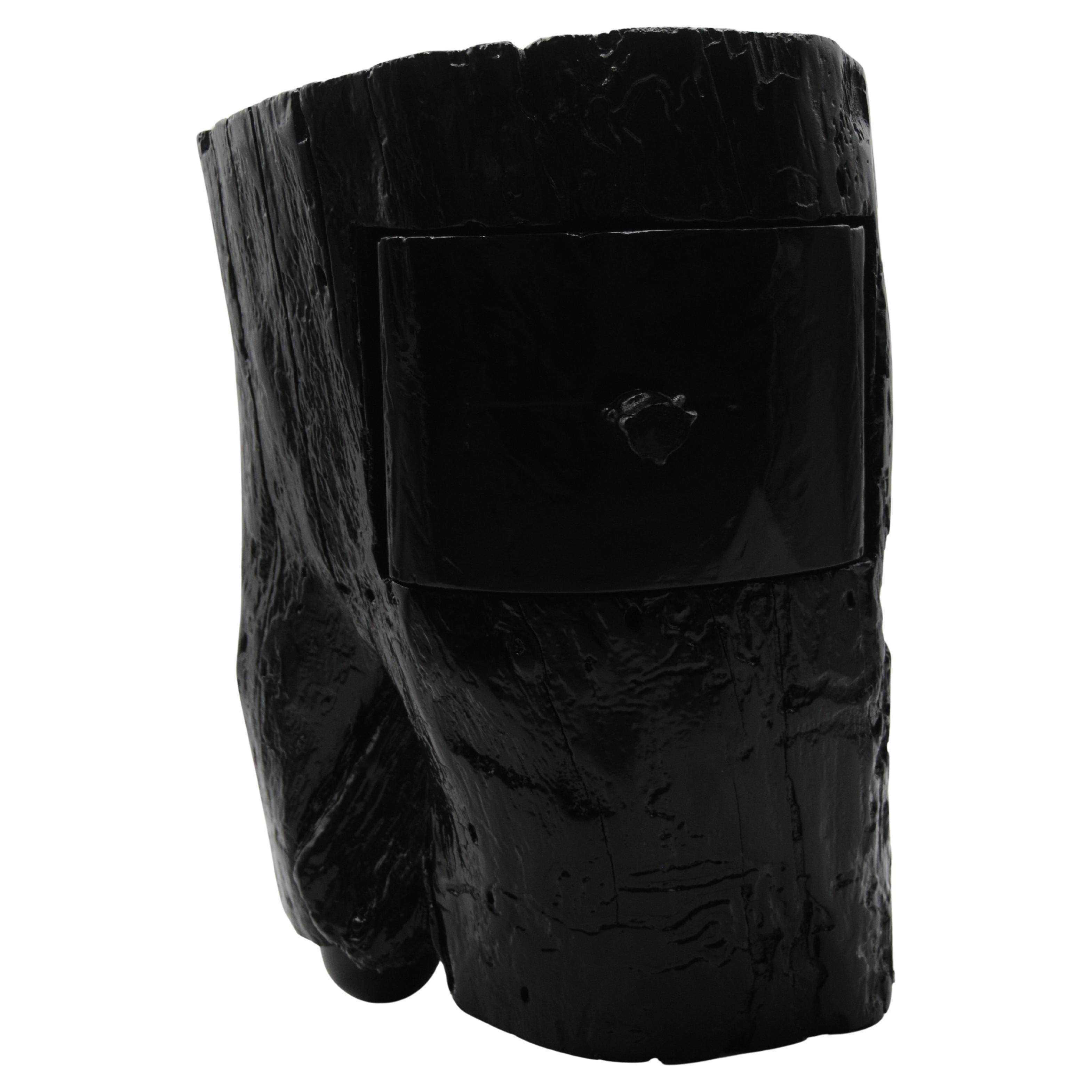 Night Log / Nightstand Sculptural Side Table