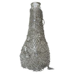 Schwimmende Kettenhemd-Vase aus Steele und Glas, von Panorammma, Mexiko
