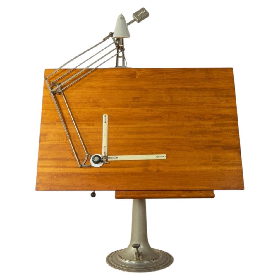 1950s Drawing Table, Domkraft AB Nike Eskilstuna For Sale