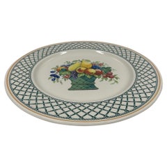Vintage Villeroy and Boch Basket Pattern Dinner Plate, 1980s