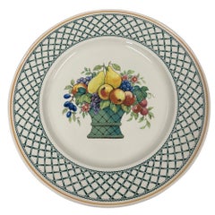 Vintage Villeroy and Boch Basket Pattern Dinner Plate, 1980s