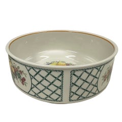 Servierschüssel aus Vintage-Porzellan im „Basket“-Muster von Villeroy & Boch.