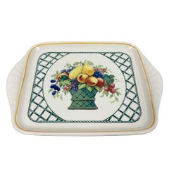 Vintage Villeroy & Boch Basket Pattern Butter Plate/Butter Tray, Germany