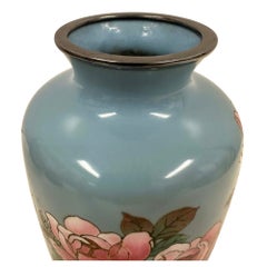 Mid-20th Century vintage Japanese cloisonné vase - Shippō-yaki